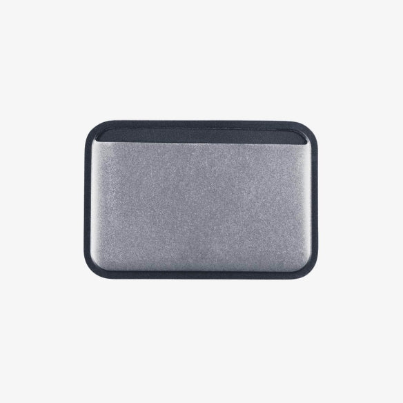 Magpul DAKA Everyday Wallet Grey back view highlighting clear ID window for fast identification access