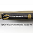 Magpul DAKA Pouch Medium close up of 550 paracord zipper pull with heat shrink tubing designed for glove friendly grip and quick access in wet field conditions