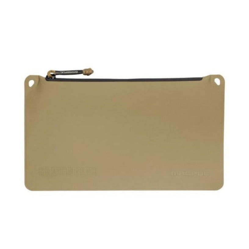 Magpul DAKA Pouch Medium Flat Dark Earth waterproof polymer pouch built for organizing tools EDC medical gear and travel essentials with welded water resistant construction
