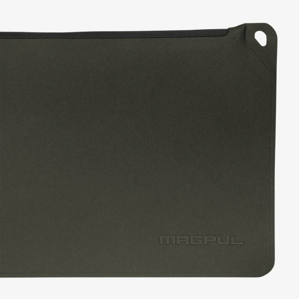 Magpul DAKA Pouch Medium OD Green modular carabiner pass through for attaching to tactical kits backpacks luggage or vehicle storage