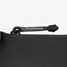 Magpul DAKA Pouch Small Black close up of YKK AquaGuard water resistant zipper and 550 paracord heat shrink pull for glove friendly access