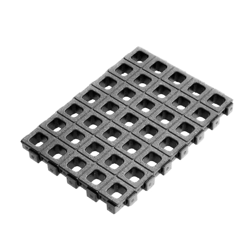 Magpul DAKA Universal GRID Organizer single Expanded Polypropylene panel showing modular grid structure used as base for custom rifle case insert system