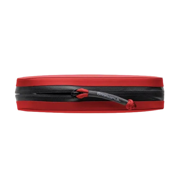 Magpul DAKA Utility Organizer Red close up of YKK AquaGuard zipper for water resistant gear protection