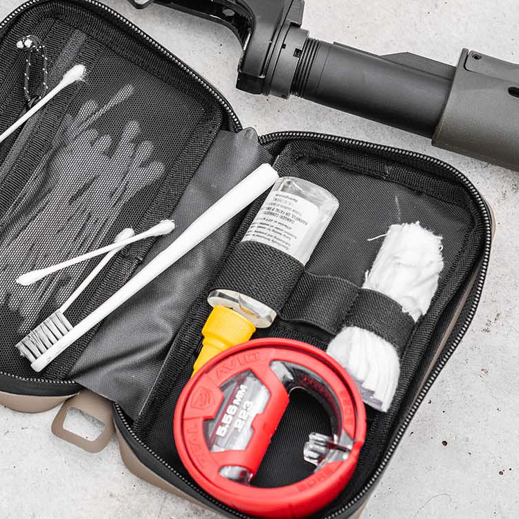 Magpul DAKA Utility Organizer Red used inside backpack organizing electronics and EDC tools
