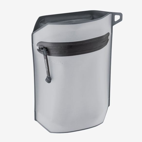 Magpul DAKA Volume Pouch Grey standing expanded to 3 liters for vertical gear organization