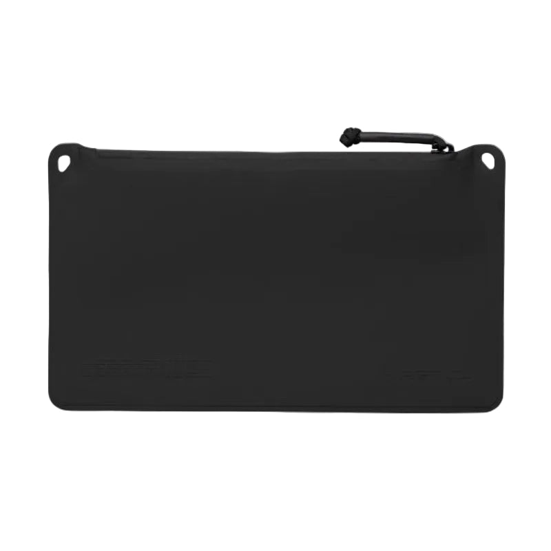 Magpul DAKA Window Pouch Medium Black rear view showing anti slip textured polymer fabric and RF welded seams