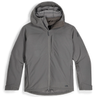 Product shot of the Outdoor Research Allies Colossus II Parka in Wolf Grey, built with Cordura® shell, AscentShell™ waterproofing, and VerticalX™ insulation for Arctic-level missions.