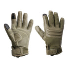 Outdoor Research Ironsight II FR Glove in Ranger Green flame resistant tactical duty gloves with Nomex Kevlar backhand and goat leather palm, durable fire resistant shooting gloves for military combat gear, law enforcement duty use, and operational environments