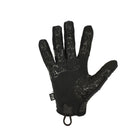 Palm view of the PIG FDT OPFOR Glove in Black highlighting the reinforced grip surface, touchscreen-compatible fingertips, and precision shooting glove construction.