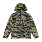 QILO Nordwind WR Browning Jacket in OV Tiger Stripe | Streetwear camo jacket with 4-way stretch, DWR waterproof finish, YKK AquaGuard zippers, and QILO NYC design - one of the best camo jackets for urban style and outdoor performance.