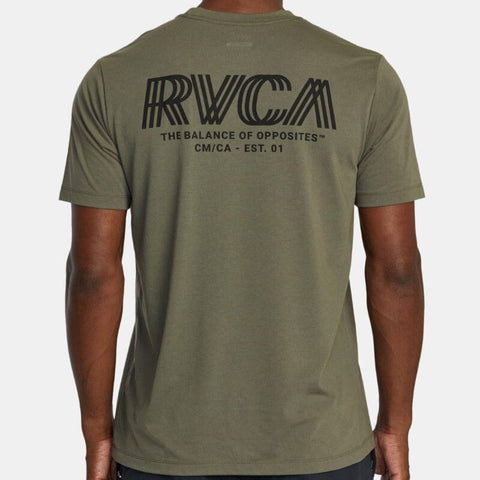 RVCA Sport Copy Tee Apparel RVCA Large Olive 