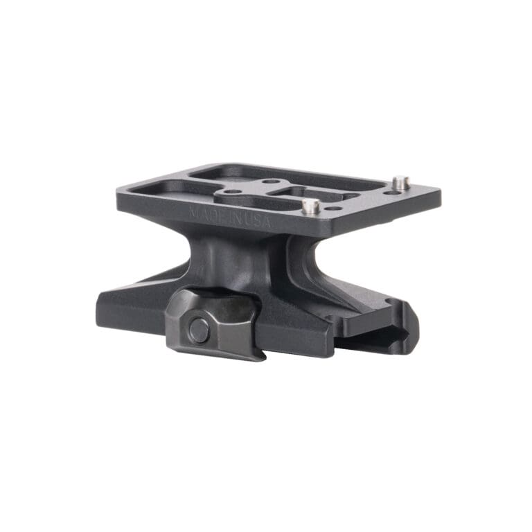 Right side view of Reptilia DOT Mount 1.93 for Holosun AEMS showing spring loaded nitrided steel clamp and low profile design