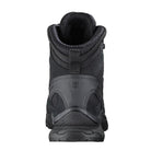 Rear view of the Black Salomon Quest 4D Forces 2 Boot showing the reinforced heel structure and supportive high-cut profile.