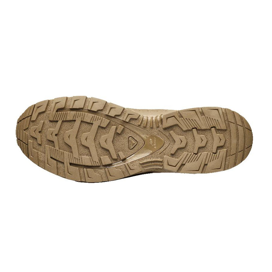 Bottom view of the Salomon XA Forces Jungle Boot featuring a Contagrip outsole engineered for traction on mud, rock, and uneven terrain.