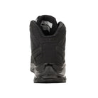Rear view of the Black Salomon XA Forces Mid tactical boot showing heel support, stability features, and mid-height construction.