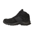 Lateral side view of the Black Salomon XA Forces Mid built for patrol work, training, and all-terrain tactical movement.