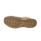 Bottom view of the Salomon XA Forces Mid in Coyote Brown displaying the traction-focused outsole design.