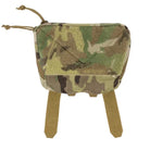 Shaw Concepts ARC Admin Pouch in Multicam low profile tactical admin and EUD pouch with tapered design and laser cut MOLLE PALS mounting, built for plate carriers and chest rigs to organize tools, documents, and mission essential electronics without blocking magazine access