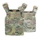Shaw Concepts ARC Carrier V2 Base in Multicam modular plate carrier platform without cummerbund, adjustable Spider System chassis with StratusFit padding and placard compatible front panel built for military combat gear, overt tactical loadouts, and law enforcement duty armor setups made in the USA