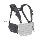 Shaw Concepts ARC Chest Rig Kit V2 in Black featuring a modular H-harness, First Spear Tube compatibility, and scalable chest rig conversion system.