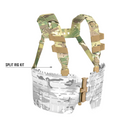 Shaw Concepts ARC Split Rig Kit in Multicam featuring a split-front chest rig, modular ARC MOLLE Placards, StratusFit padded H-harness, and First Spear Tube integration.