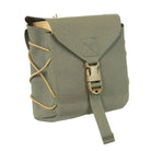 Shaw Concepts BFG Pouch in Ranger Green large capacity belt fed ammo and machine gun MOLLE pouch with Tegris reinforced structure and quick access buckle closure, designed for linked ammunition belts, drums, ammo boxes, and heavy duty tactical loadouts on plate carriers and combat gear