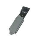 Shaw Concepts Double Elastic Pistol Pouch in Wolf Grey low profile elastic pistol magazine pouch with dual layer mil spec retention and HANK friction liner, MOLLE compatible double stack pistol mag holder for plate carriers, battle belts, and professional combat gear loadouts made in the USA