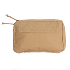 Shaw Concepts NERD Pouch Large in Coyote modular tactical admin pouch and EUD organizer with expanded loop field, elastic retention layout, and MOLLE PALS mounting designed for plate carriers, chest rigs, military combat gear builds, and law enforcement duty setups made in the USA