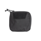 Shaw Concepts NERD Pouch Small in Black compact tactical admin pouch and EUD organizer with MOLLE PALS mounting, internal loop field and elastic retention built for plate carriers, chest rigs, military combat gear, and law enforcement duty setups made in the USA