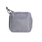 Shaw Concepts NERD Pouch Small in Wolf Grey compact tactical admin pouch and EUD organizer with MOLLE PALS mounting, internal loop field and elastic retention for plate carriers, chest rigs, military combat gear setups, and law enforcement duty loadouts made in the USA