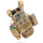 Shaw Concepts RAID Pouch V3 mounted on plate carrier as part of full tactical kit, releasable drop down medical and utility pouch with First Spear Tube quick release system built for IFAK setups, combat gear loadouts, and law enforcement duty operations made in the USA