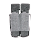 Shaw Concepts RAM Elastic Insert Double Pistol in Wolf Grey double stack pistol magazine insert designed for ARC Placard V4 and Velcro lined placards