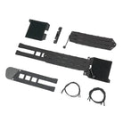 Shaw Concepts S-LOK 3-inch Cummerbund kit in Black featuring the complete lightweight modular system with structural sleeves, front flaps, Tubes hardware, and shock cord.
