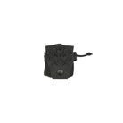 Spiritus Systems Frag Grenade SPUD Pouch in Black featuring laser-cut scrim retention flap, snap closure, and adjustable shock cord.