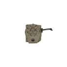 Spiritus Systems Frag Grenade SPUD Pouch in Ranger Green featuring laser-cut scrim flap, snap closure, and adjustable shock cord.