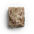 Spiritus Systems JSTA Pouch in Multicam Arid camouflage with hook-and-loop flap closure and low-profile tactical storage design.