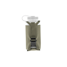 Spiritus Systems Nalgene Water Bottle Pouch in Ranger Green with 32oz Nalgene bottle, adjustable retention strap, and black buckle.