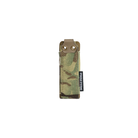 Spiritus Systems Pistol Mag Pouch in Multicam camouflage featuring a semi-structured nylon body and reinforced stitching.