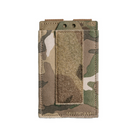 Spiritus Systems EMP Single Elastic Mag Pouch in MultiCam, designed to carry one 5.56 magazine or mission-essential gear. Features elastic construction, optional bungee retention kit, tie-down points, and loop front panel for Pangolin Flap compatibility. MOLLE-compatible and mission-ready.