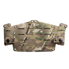 Spiritus Systems EUD Bridge in MultiCam, a rugged thermoplastic and nylon laminate chest rig mount designed for End User Devices. Compatible with ATAK, PTTs, and MOLLE rigs, the EUD Bridge keeps your tech centered, stable, and mission-ready.