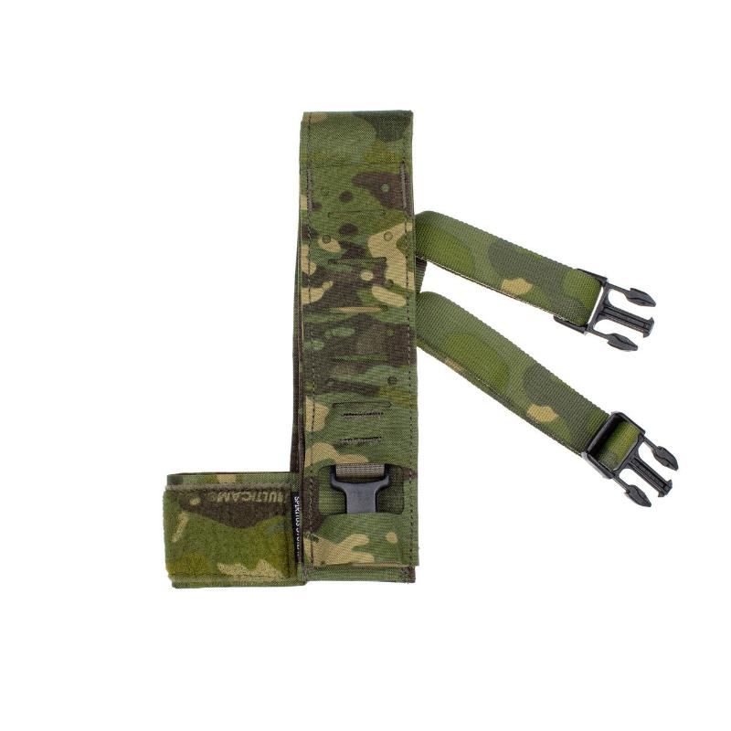Spiritus Systems Fat Strap MK4 in MultiCam Tropic providing lightweight support and modular integration for chest rig systems.