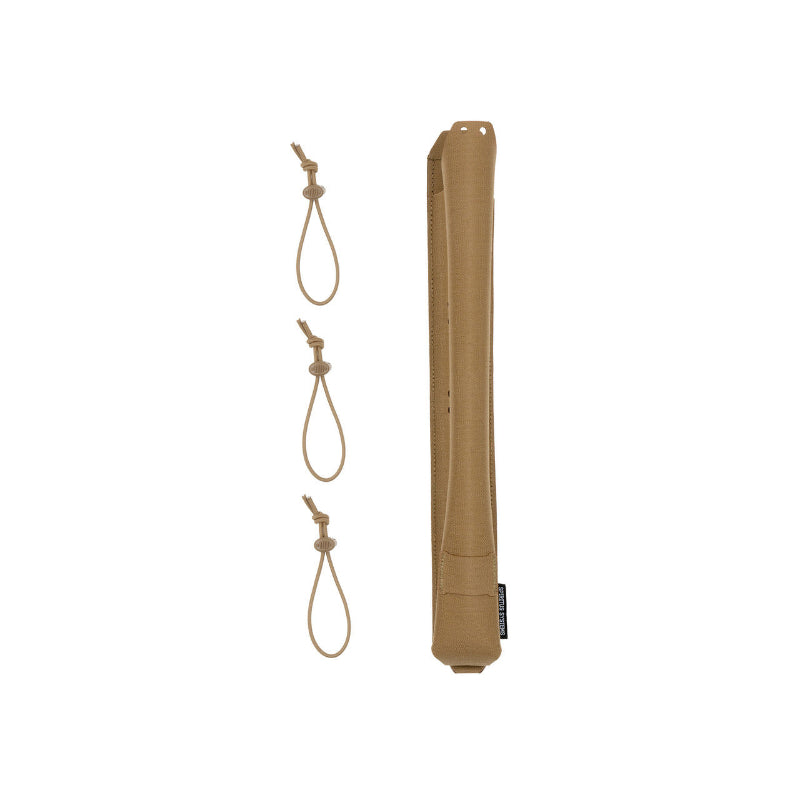 Spiritus Systems Magic Stick Pouch in Coyote Brown with adjustable shock cord retention for breaching tools and mission-specific equipment.