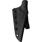 Kydex sheath for Stroup Knives Bravo 5 compact 1095 fixed blade featuring molded retention and multi position belt carry