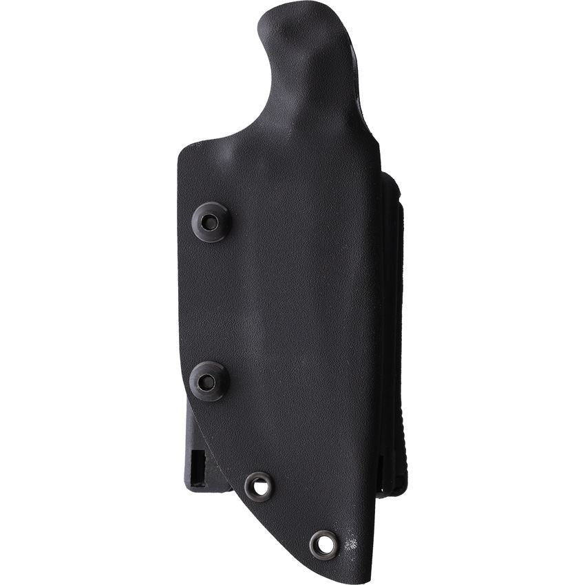 Stroup GP2 tactical knife Kydex sheath with secure belt clip attachment, durable fixed blade tactical knife sheath designed for everyday carry EDC, survival gear, bushcraft, hunting, camping, and tactical kit setup made in the USA