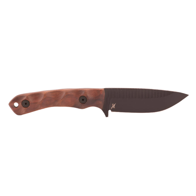 Stroup Knives GP2 Knife | Handmade 1095 high carbon steel fixed blade with ergonomic handle and Kydex sheath for EDC, camping, or survival