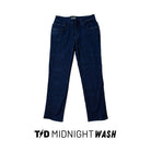 Product shot of the TD McQuade Tactical Jeans in the Midnight wash showing the stretch tactical denim construction, ten pocket EDC layout, reinforced belt loops, and concealed carry optimized design for users searching for the best tactical jeans, CCW pants, and everyday carry denim.