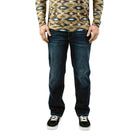 Front view of TD McQuade Tactical Jeans V2 Regular Fit, featuring the classic straight leg silhouette, reinforced belt loops, durable stretch denim, and fully integrated 10 pocket EDC system designed for concealed carry and everyday tactical performance.