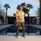 Lifestyle photo of TD Neptune Amphibious Tactical Performance Pants worn during casual summer hangouts, highlighting lightweight quick-dry ripstop fabric, comfortable fit, and versatile amphibious design perfect for EDC and outdoor activities on land and in water