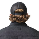 Back view of the black TD Stretch Flannel Work Shirt featuring TD branding, a soft and comfortable tactical flannel built for Range Day and workwear style.