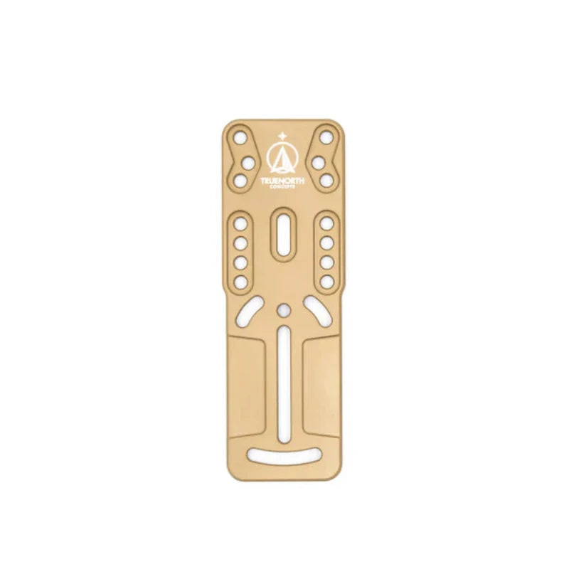 Earth Brown True North Concepts Rigid Holster Platform Patrol on a white background